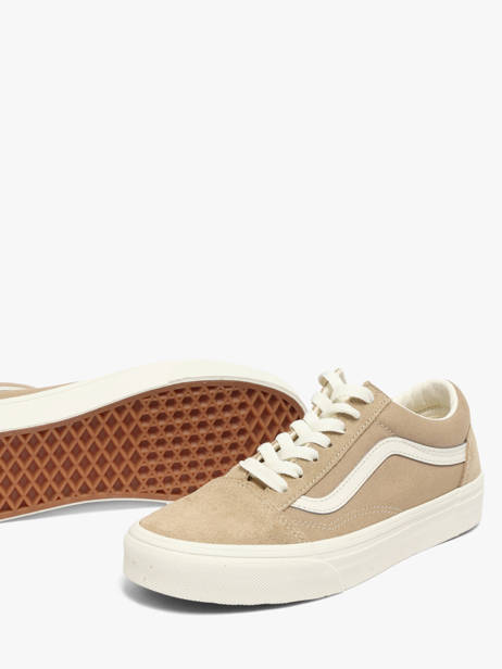 Sneakers En Cuir Vans Beige women EDY4MG1 vue secondaire 2