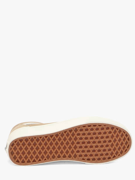 Sneakers En Cuir Vans Beige women EDY4MG1 vue secondaire 4