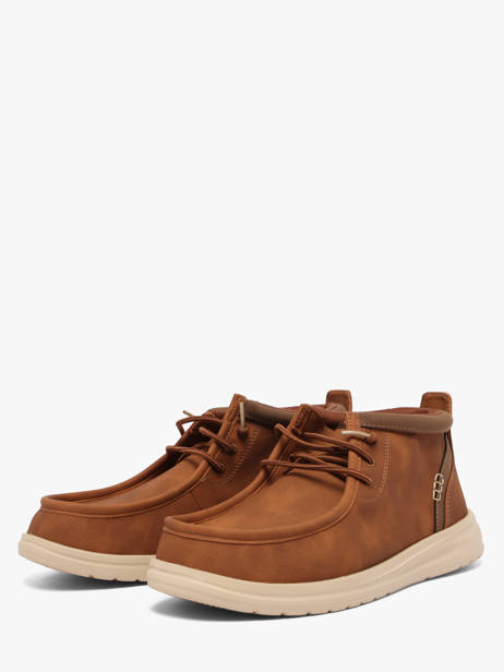 Mocassins Hey dude Marron men 42051 vue secondaire 1