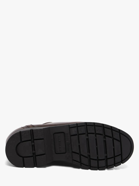 Chaussures Derbies En Cuir Kleman Marron unisex QI21147 vue secondaire 4