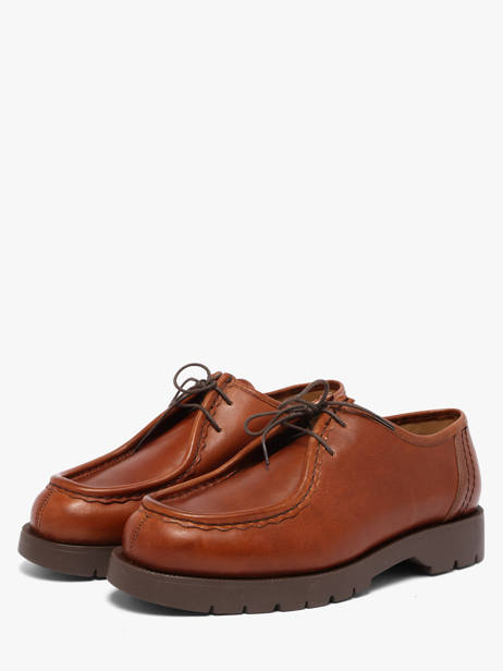 Derby Shoes In Leather Kleman Brown men B00005C other view 1