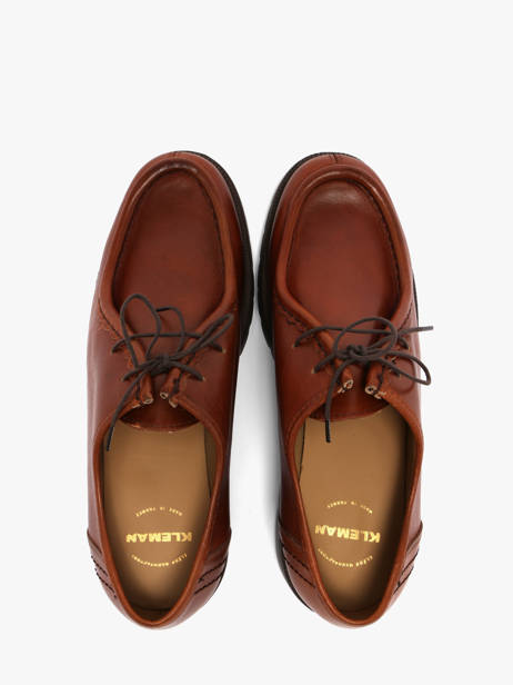 Derby Shoes In Leather Kleman Brown men B00005C other view 3