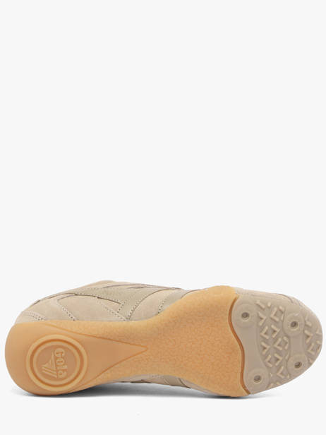 Sneakers En Cuir Gola Beige women CLB938FF vue secondaire 4