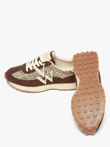 Sneakers Vanessa wu Marron women BK2947CH vue secondaire 2