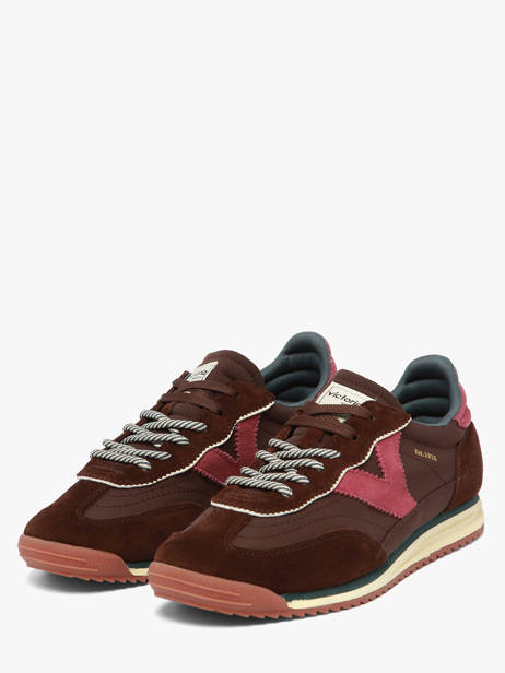 Sneakers En Cuir Victoria Beige women 1158113 vue secondaire 1