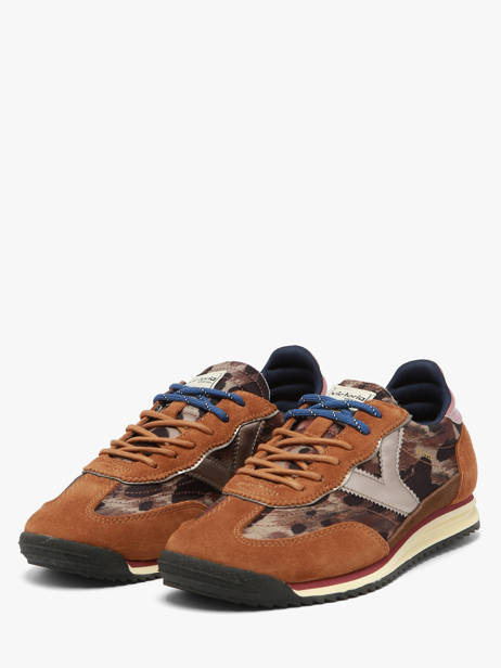 Sneakers En Cuir Victoria Beige women 1158116 vue secondaire 1