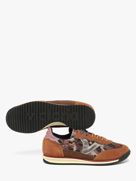 Sneakers En Cuir Victoria Beige women 1158116 vue secondaire 2