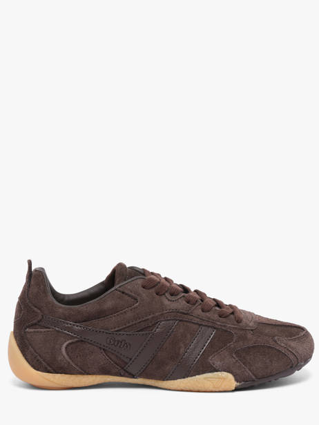 Sneakers En Cuir Gola Marron women CLB938DD