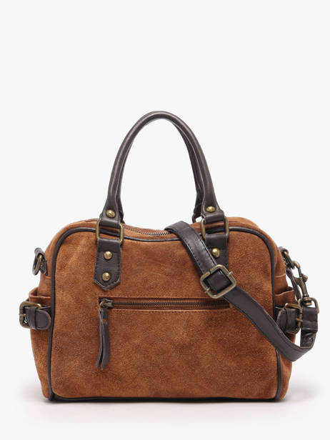 Sac Porté Main Vienne Cuir Basilic pepper Marron vienne BVIE03 vue secondaire 4