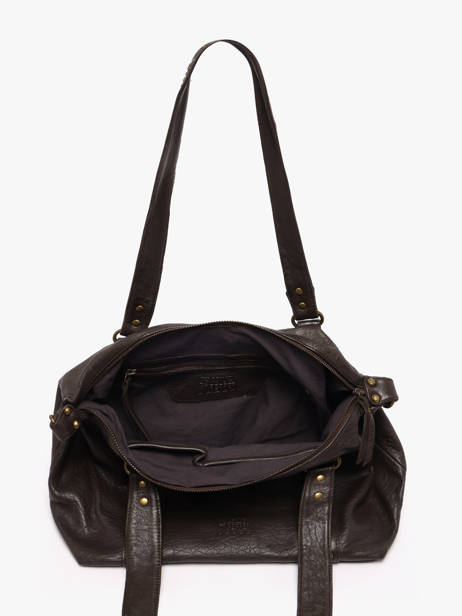 Shoulder Bag Brooklyn Leather Basilic pepper Brown brooklyn BBRO04 other view 3