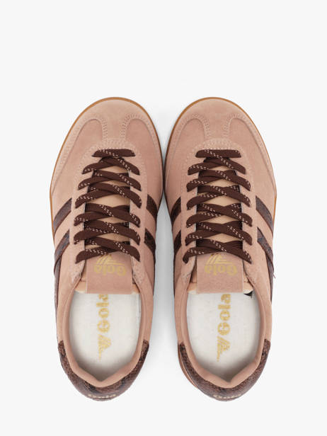 Sneakers En Cuir Gola Rose women CLB919LC vue secondaire 3