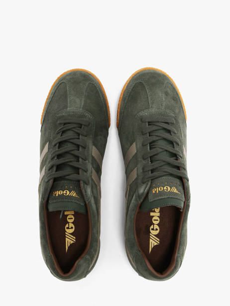 Sneakers En Cuir Gola Vert men CMA192NF vue secondaire 3