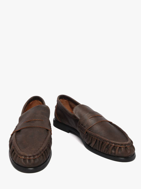 Mocassins En Cuir Pavement Marron women 24139779 vue secondaire 2