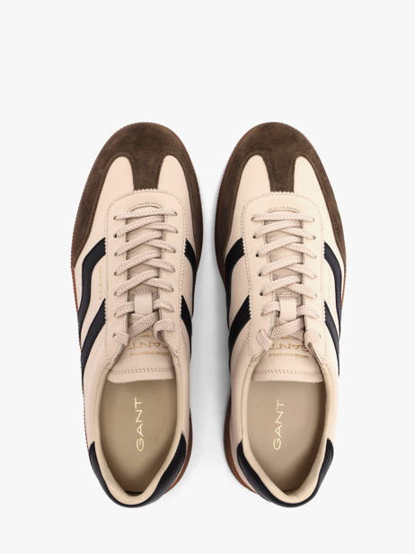 Sneakers En Cuir Gant Beige men 33631374 vue secondaire 3
