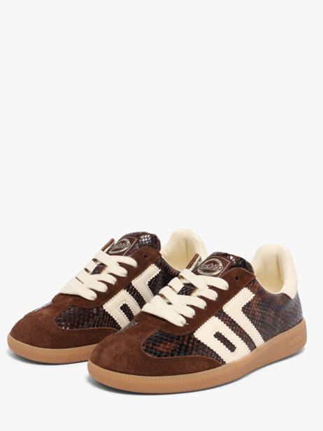 Sneakers In Leather Back 70 Brown women 239 other view 1