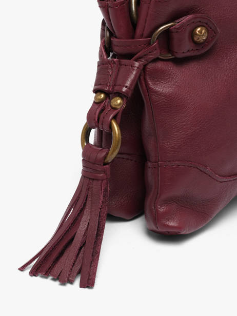 Shoulder Bag Cow Leather Basilic pepper Red cow BCOW82 other view 3