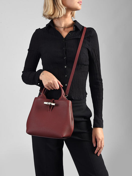 Longchamp Le roseau Handbag Red