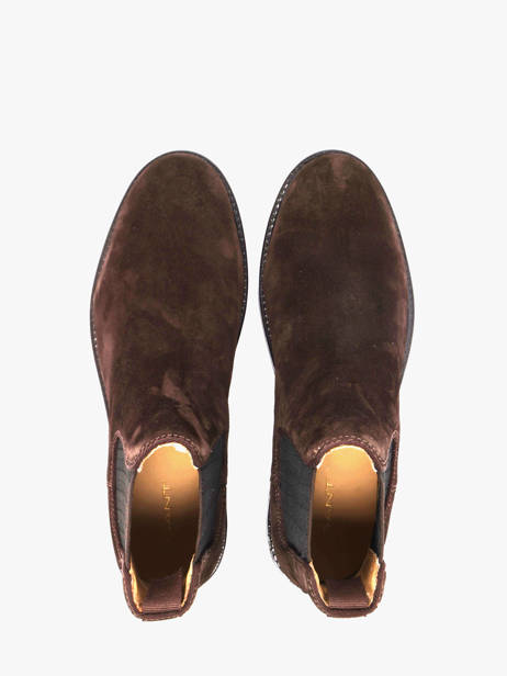 Chelsea Boots En Cuir Gant Marron men 33653464 vue secondaire 3