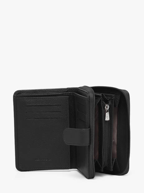 Wallet Leather Hexagona Black confort 461063R other view 1
