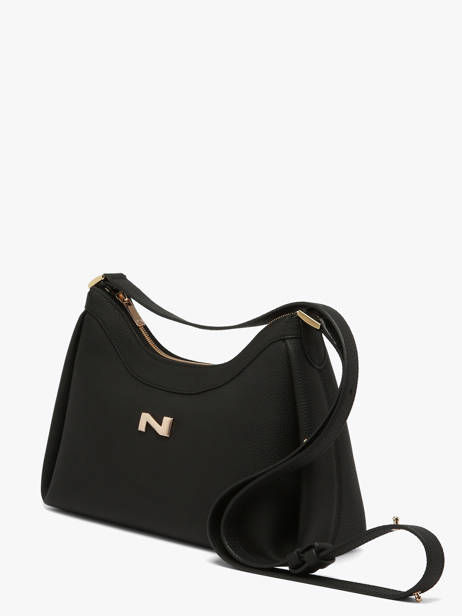 Leather Maia Shoulder Bag Nathan baume Black nymphea 6 other view 1