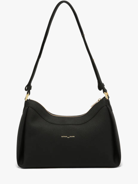 Leather Maia Shoulder Bag Nathan baume Black nymphea 6 other view 4
