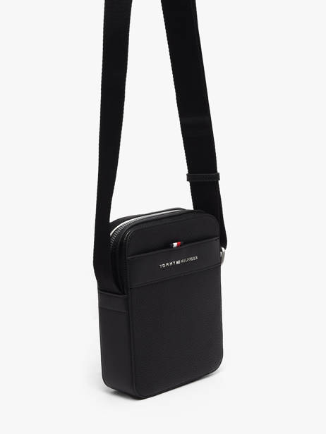 Sac Bandoulière Tommy hilfiger Noir th central AM14698 vue secondaire 1