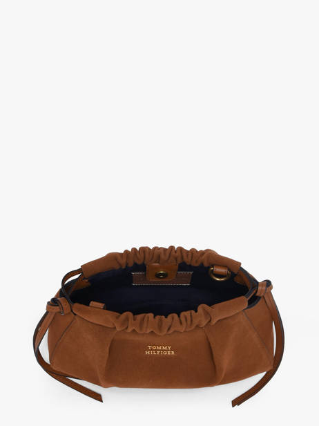 Sac Bandoulière Th Soft Cuir Tommy hilfiger Marron th soft AW19010 vue secondaire 2