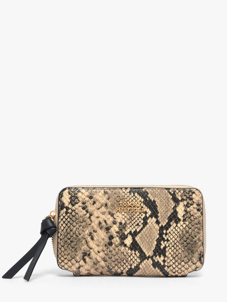 Wallet Leather Tommy hilfiger Beige th leather AW18940