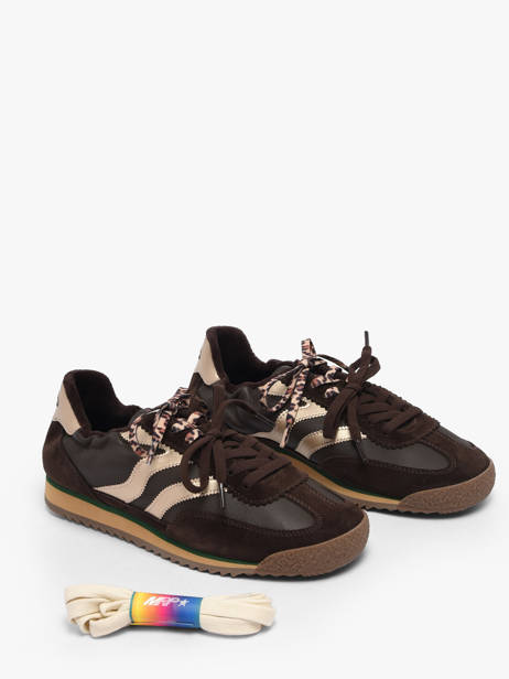 Sneakers En Cuir Mrp star Marron women 21 vue secondaire 1