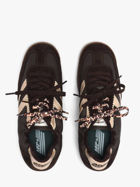 Sneakers En Cuir Mrp star Marron women 21 vue secondaire 3