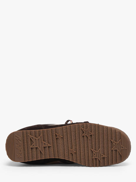Sneakers En Cuir Mrp star Marron women 21 vue secondaire 4