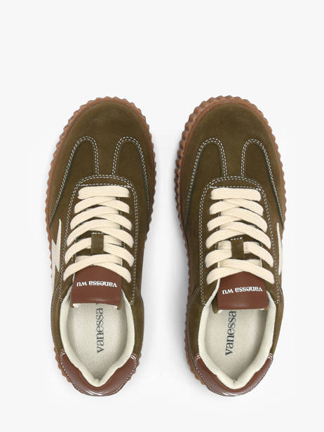 Platform Sneakers Vanessa wu Green women BK2920KK other view 3