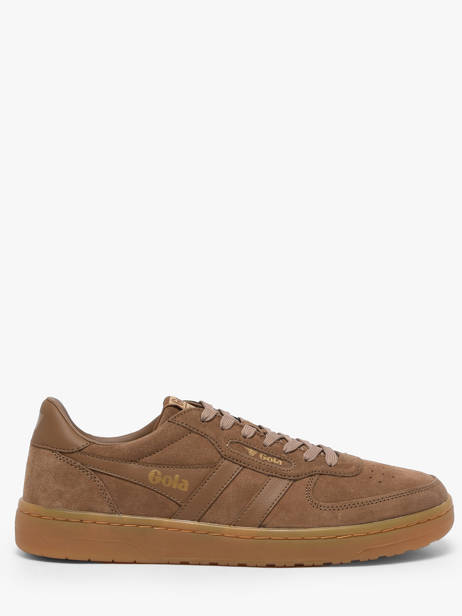 Sneakers En Cuir Gola Marron men CMB571CF
