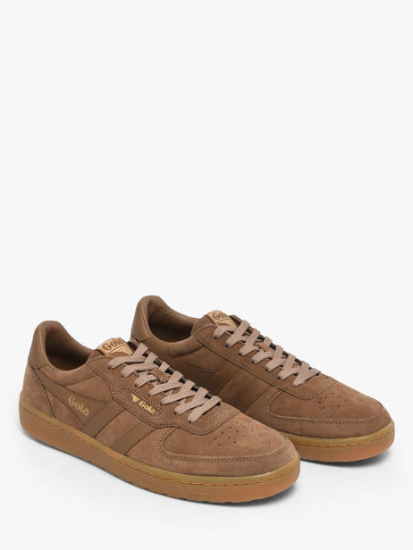 Sneakers En Cuir Gola Marron men CMB571CF vue secondaire 1