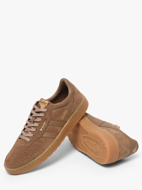 Sneakers En Cuir Gola Marron men CMB571CF vue secondaire 2