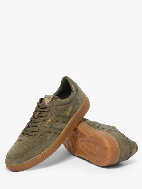 Sneakers En Cuir Gola Vert men CMB571LN vue secondaire 2