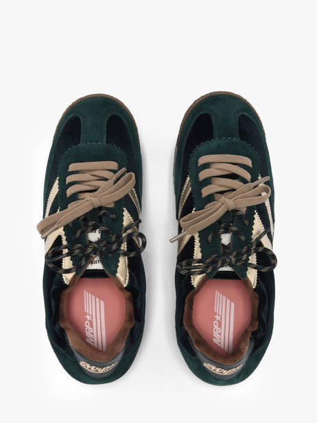Sneakers In Leather Mrp star Green women 23 other view 3