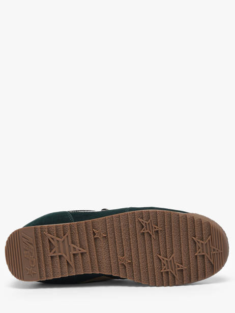 Sneakers In Leather Mrp star Green women 23 other view 4