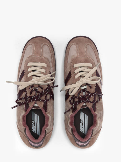 Sneakers In Leather Mrp star Pink women 4 other view 3