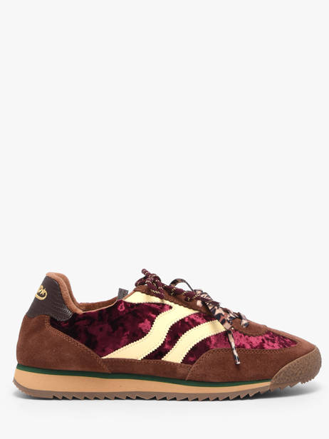 Sneakers En Cuir Mrp star Rouge women 10