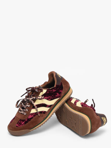 Sneakers En Cuir Mrp star Rouge women 10 vue secondaire 2