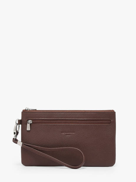 Pouch Leather Hexagona Brown confort 467213R