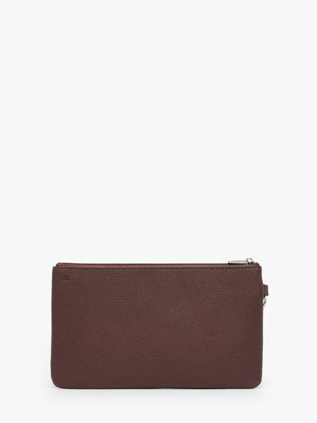 Pouch Leather Hexagona Brown confort 467213R other view 2