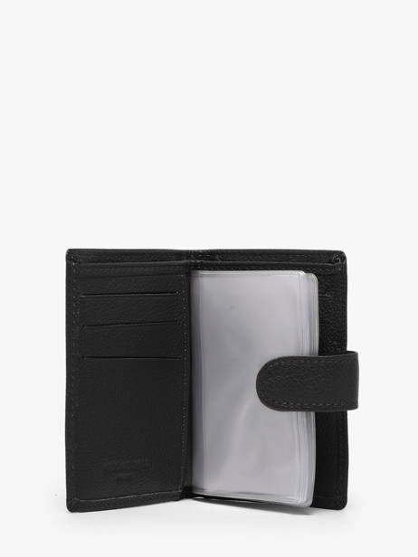 Card Holder Leather Hexagona Black confort 467254R other view 1
