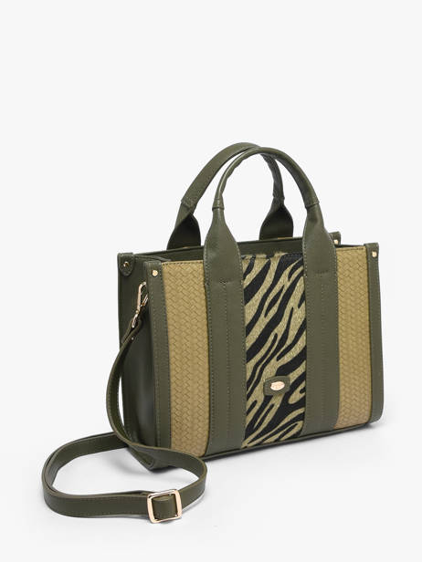 Satchel Zoe Hexagona Green zoe 2320316 other view 1
