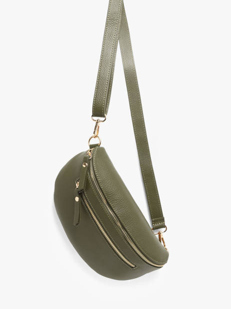 Belt Bag Leather Milano Green caviar CA23111O other view 1