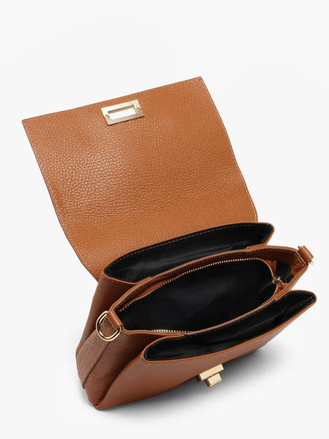 Sac Bandoulière Caviar Cuir Milano Marron caviar CA24061O vue secondaire 2