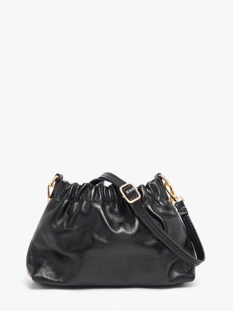 Shoulder Bag Shiny Sauvage Leather Milano Black shiny sauvage SS26062 other view 3