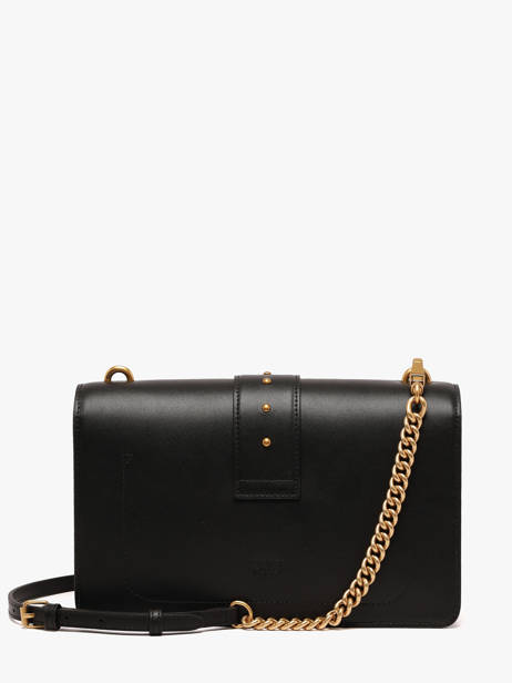 Shoulder Bag Love Bag Icon Leather Pinko Black love bag icon 7070A0F1 other view 4