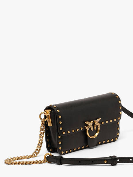 Shoulder Bag Love Bag Icon Leather Pinko Black love bag icon 7345A2JG other view 1
